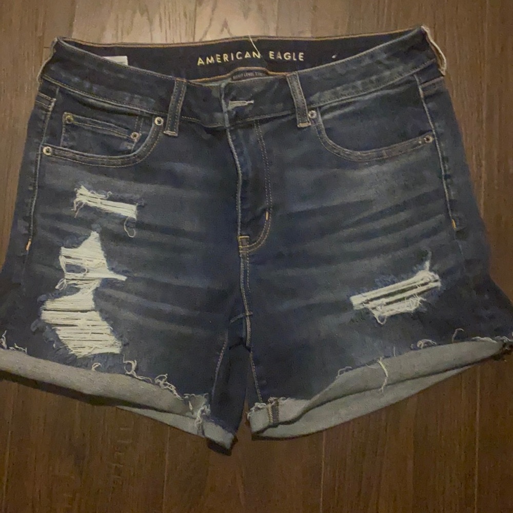 American eagle midi short size 14